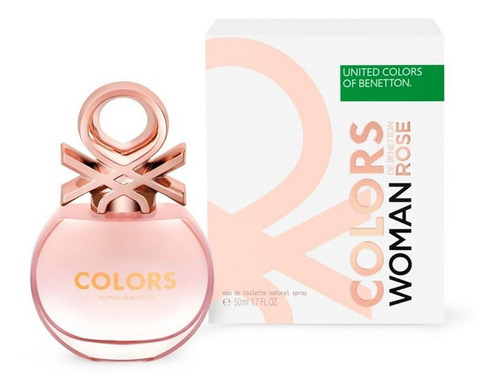 Benetton Colors Rose Wowan Edt 50 Ml