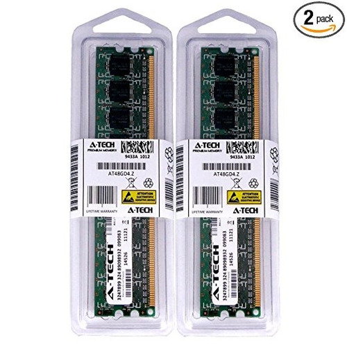 4 Gb [2x2gb] Ddr2-800 (pc2-6400) Memoria Ram Kit De Actualiz