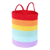 Cesta Grande De Arcoiris De 18 X 14 Pulgadas | Decoracion Co