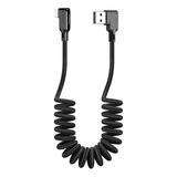 Cable Usb A Para iPhone 90° Mcdodo 1.8 Metros Ca-7300 Color Negro