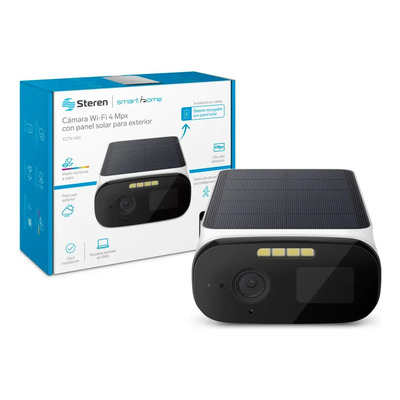 Cámara De Seguridad Wi-fi 4 Mpx Fija Con Panel Solar, Para E | Meses sin interés