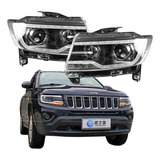 Faros Led Jeep Compass Gran Cherokee Lupas Xenon Luz De Dia