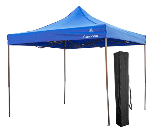 Toldo Carpa Con Bolsa Para Transportar Reforzado Grande 3x3 Color Azul