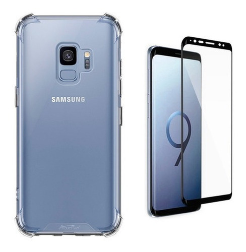 Capinha Capa Anti Impacto Para Samsung Galaxy S9 + Pelicula