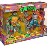 Tmnt Playmates Tortugas Ninja Vintage Raphael Vs. Triceraton