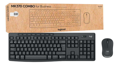 Kit Teclado Y Mouse Inalambrico Logitech Mk370 For Bussiness