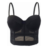 Bustier Corset Bralette Push Up Sujetador Crop Top Sexy 6