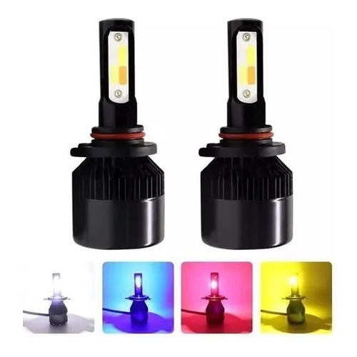 Bombillos Led H4 Y H7 - 4 Colores- Multicolor - 2 Unidades