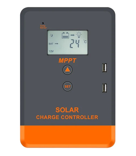 Controlador Carga Solar 100% Mppt 20a Energia Fotovoltaica