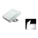 Foco Panel Plafón Led 18w Sobrepuesto Cuadrado Luz Frío 