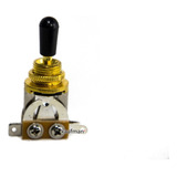 Selector De 3 Pasos Para Les Paul Switch 3way Switch Color Negro/dorado