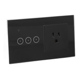 Panel De Pared Multifuncional Inteligente Switch Socket 10a