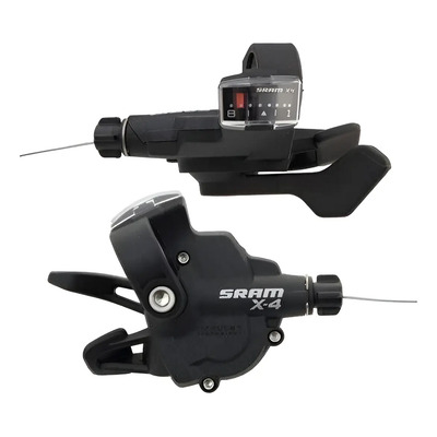 Palancas De Cambio/mando Mtb Sram X-4 3x8 Negro