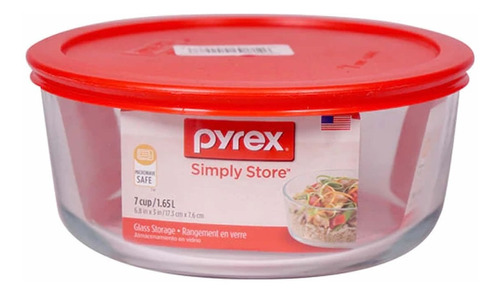 Recipiente Vidrio Frasco Pyrex 1,65 L Tienda Pepino Vianda