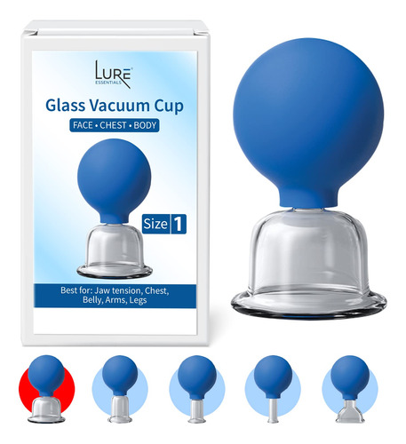 Vaso De Vidrio Para Rostro Y Cuerpo Cupping Cup Lure Essenti