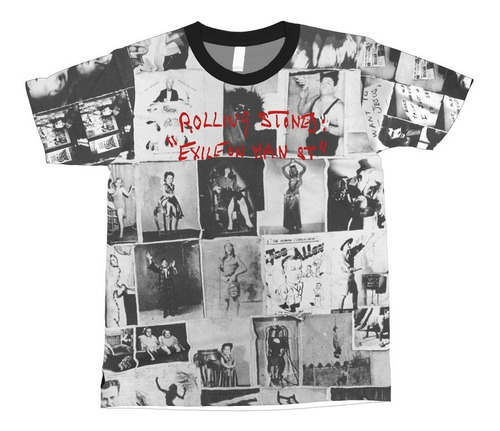 Camiseta Rolling Stones - Exile On Main St./ Rock Blues Hard