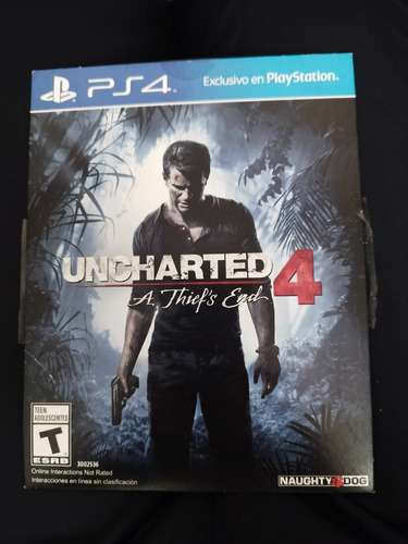 Juego Ps4 Sony Uncharted 4: A Thiefs End Cd Físico Original