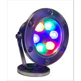 Lampara Led Rgb Sumergible Dirigible Para Sobreponer 6w 127v