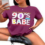Blusa Oversize Decada Anos 90 Basica Camiseta Estilo Estilo