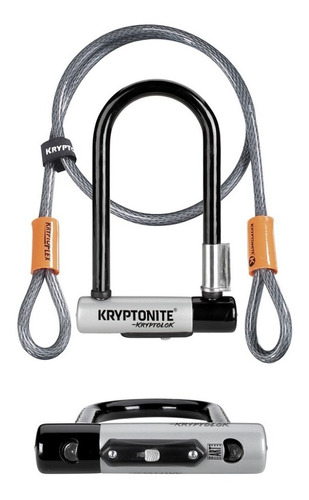 Candado Traba U Bicicleta Kryptonite Mini 7 C/ Linga - Ciclos