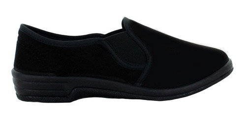 Tzirate Zapato Mocasin Pantufla Suave Tela Negro Mujer 61434