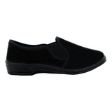 Tzirate Zapato Mocasin Pantufla Suave Tela Negro Mujer 61434