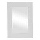 Espelho De Luxo Branco 40x50 Para Decoração, Casa, Salão.