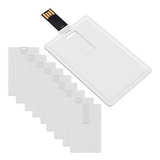 Enfain Tarjeta De Crédito Usb 2.0 Unidades Flash Memory Stic