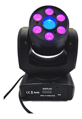 Moving Head Spot Led Osram 60w Prisma + Gobos + Disco Cor