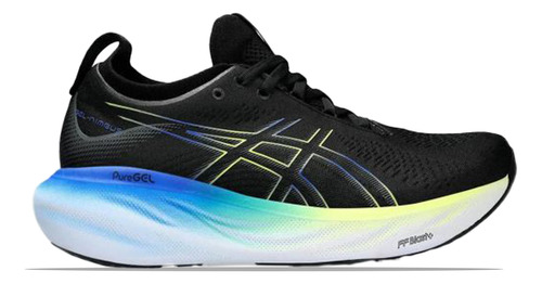 Zapatilla Hombre Asics Gel-nimbus 25 Negro Jj deportes