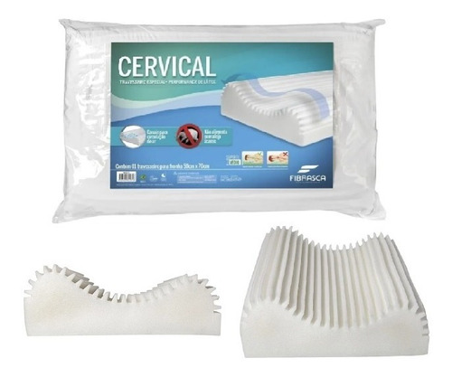 Travesseiro Ortopédico Cervical  Performance Fibrasca
