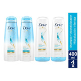Dove Shampoo + Acondicionador Hidratacion Intensa 400ml Pack
