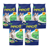 Areia Higiênica Pipicat Classic Kit Com 5 Cada Com 4kg