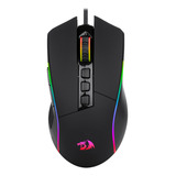 Mouse Gamer Redragon Plank Rgb 16000dpi 1000hz Preto M812rgb