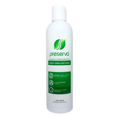 Shampoo Anticaspa Contra dermatitis Seborreica Para Cabello Graso 250ml Preserva ® | Meses sin interés