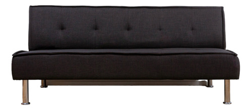 Futon Negro Sofa Cama Multifuncional