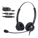 Mkj Auriculares Compatibles Con Cisco Phones Dual Ear Landli