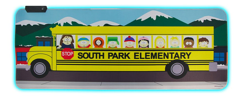 Mouse Pad Luz Led South Park - Geek Industry Color Amarillo Diseño Impreso Bus