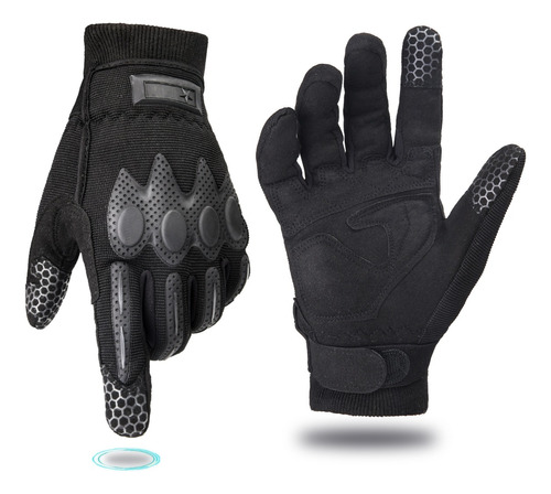 Guantes De Tacticos Proteccion Para Moto Táctil Anti Derrape