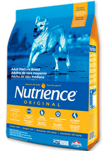 Nutrience Original Adulto Raza Mediana 11,5 Kg