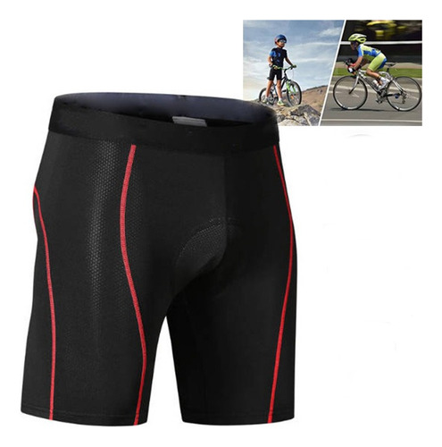 Pantalones Cortos De Ciclismo Con Acolchado Amortiguador