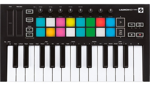 Teclado Controlador Novation Launchkey Mk3 25