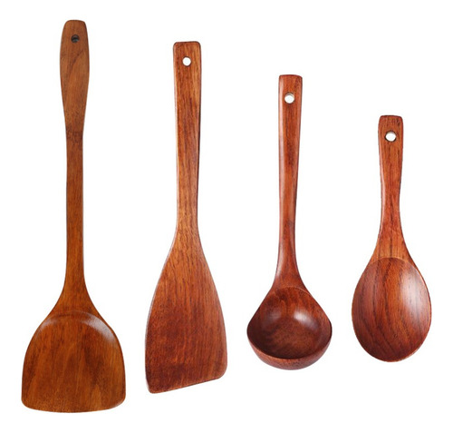 Pala De Madera Set De Utensilios Cocina Espatula De Cocina