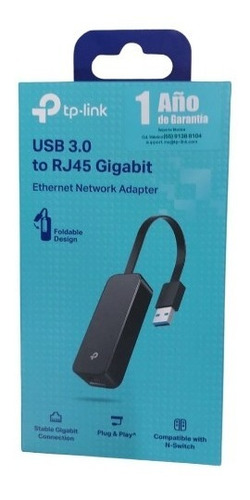 Adaptador De Red Tp-link Ue306 Usb 3.0 A Ethernet Gigabit