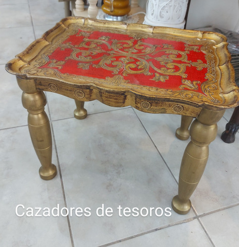 Mesa De Sala Antigua, Italiana, Estilo Jansen