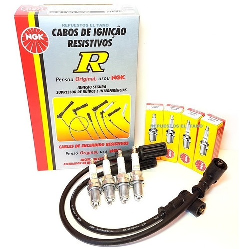 Cables Y Bujias Fiat Uno Fire 1.3 1.4 8v. Ngk Apto Gnc