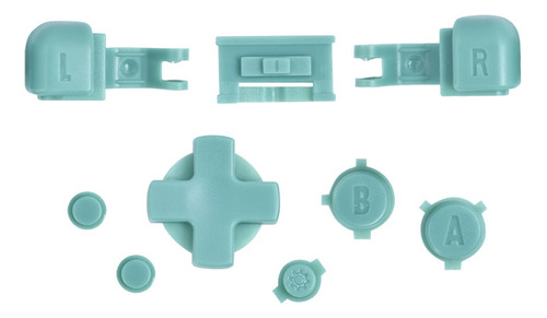 Botones Color Musgo Solido Para Game Boy Advance Sp