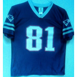 Jersey New England Patriots Moss Talla Para 12 A 14 Años.