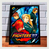 Quadro Decorativo A4 25x33 King Of Fighters 97 Neo Geo Snk