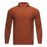 Poleron Hombre Lippi Jacaranda Nano-f 14 Zip Terracota